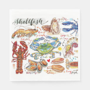 Shellfish Party Napkin