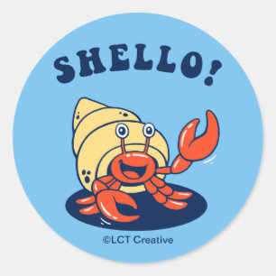 Shello Classic Round Sticker