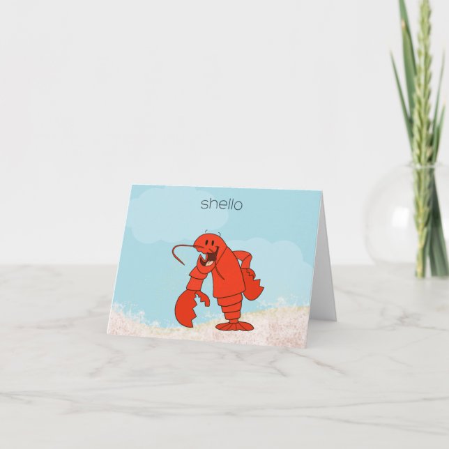 Shello Lobster Card (Front)