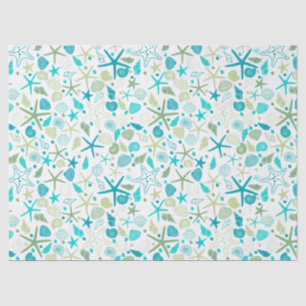 Shells and Starfish Tissue Paper