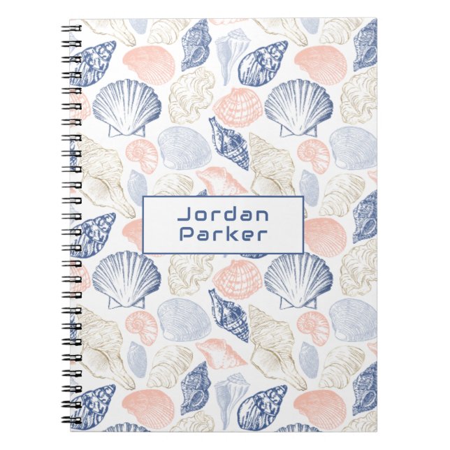 Shells of Various Shapes Notebook (Front)