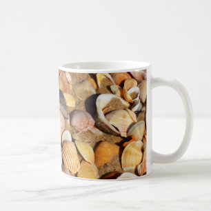 Shells On A Sandy Beach Andalusia, Spain Coffee Mug