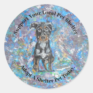 Shelter Pet Stickers