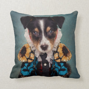 Shelter Pets Project - Loki (Blue) Throw Pillow