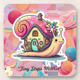 "Sheltered and Free" Coaster