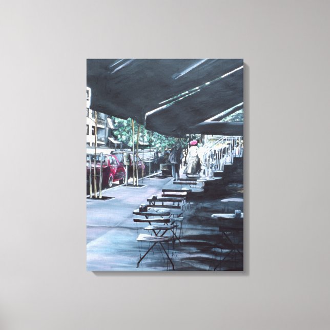 Sheltered By Mid Morning Sun Canvas Print (Front)