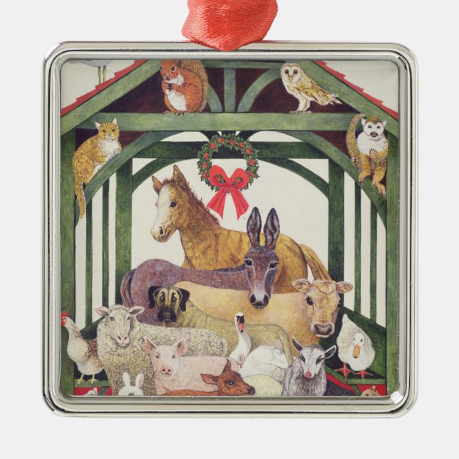 Sheltered Metal Ornament (Front)