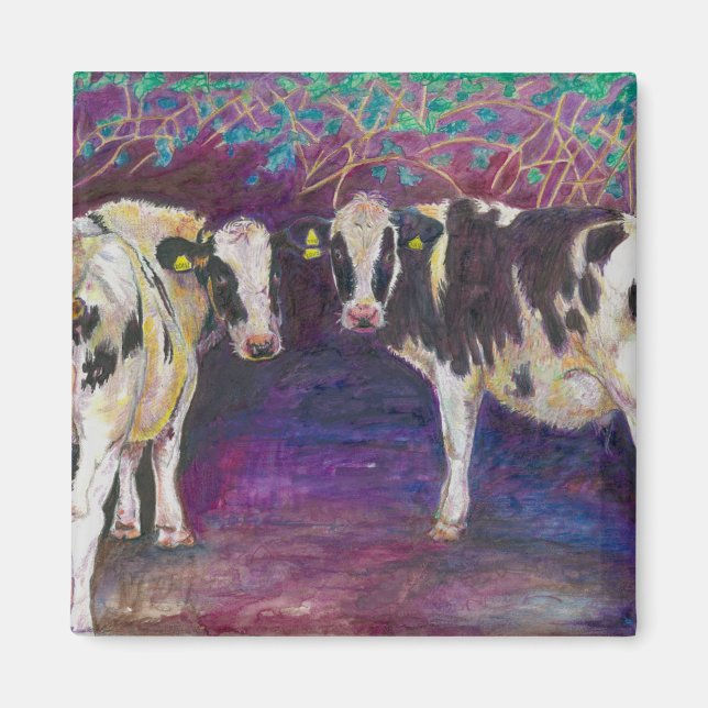 Sheltering cows 2011 magnet (Front)