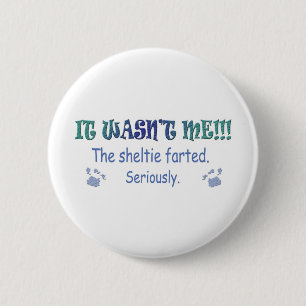 Sheltie 2 Inch Round Button