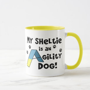 Sheltie Agility Dog Mug