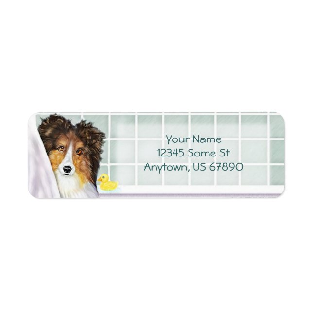 Sheltie Bath Sable Labels (Front)