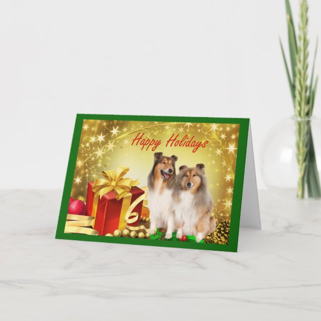 Sheltie Christmas Card Gifts (Front)