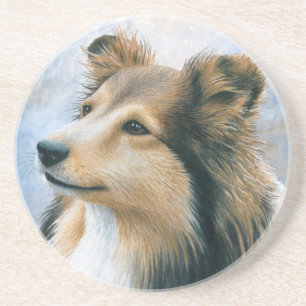 Sheltie Collie Dog 122 Coaster