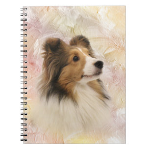 Sheltie face notebook