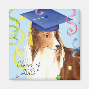 Sheltie Graduate Magnet