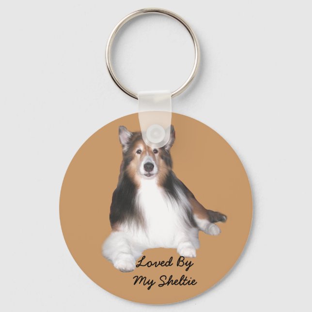 Sheltie Keychain (Front)
