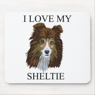 SHELTIE Love! Mouse Pad