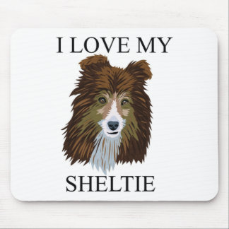 SHELTIE Love! Mouse Pad