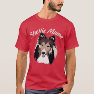 Sheltie Mama Cute Shetland Sheepdog T Shirt