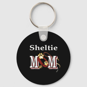 sheltie mom Keychain