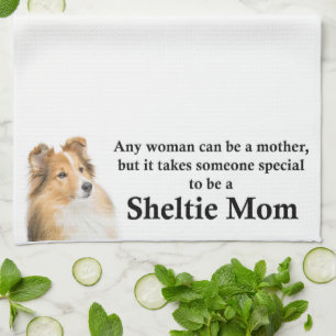 Sheltie Mom Kitchen Towel
