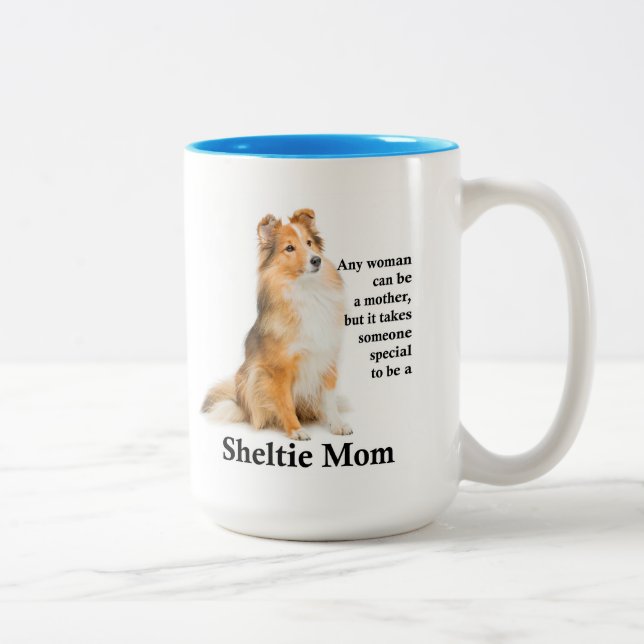 Sheltie Mom Mug (Right)