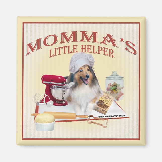Sheltie Momma's Helper magnets (Front)