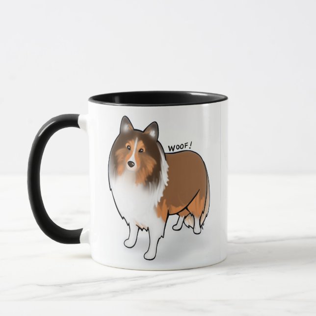 Sheltie Mug (Gauche)