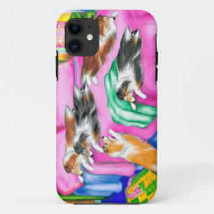 Sheltie Pink Comfort iPhone 11 Case