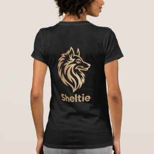 Sheltie Premium Gold Design T-Shirt