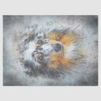 Sheltie -Shetland Sheepdog Decoupage