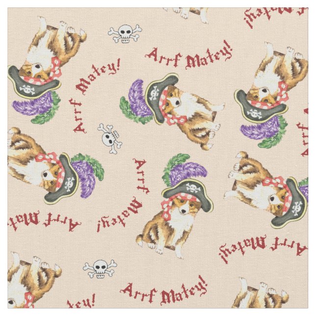 Sheltie Tissu Pirate (Fermer)