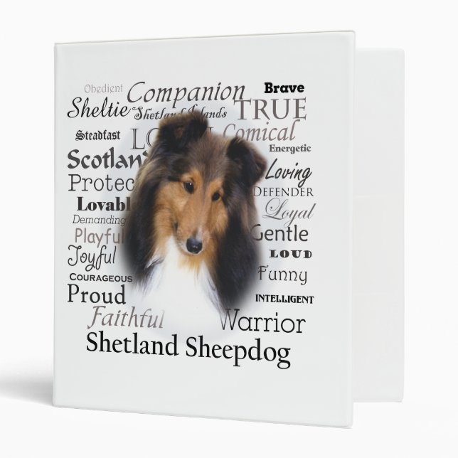 Sheltie Traits Binder (Front/Inside)