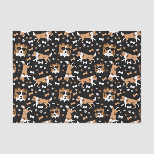 Shelties Shetland Sheepdog Mini Collie Dog Tissue  Tissue Paper (Front)