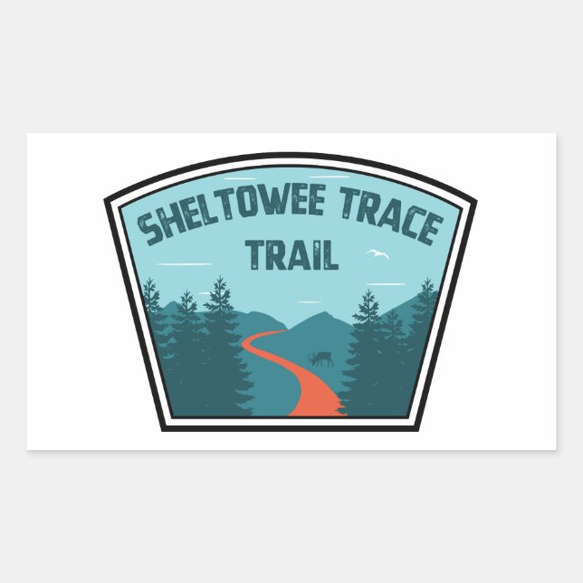 Sheltowee Trace Trail Kentucky Tennessee Sticker (Front)