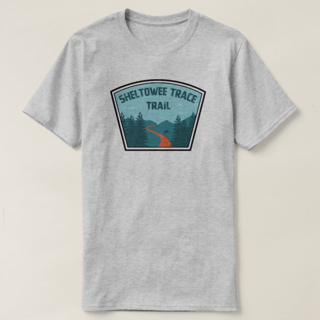 Sheltowee Trace Trail Kentucky Tennessee T-Shirt (Design Front)