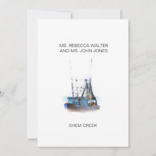 Shem Creek - Charleston Holiday Card