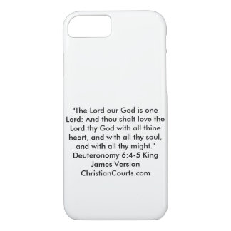 shema Deuteronomy 6:4-5 Bible Scripture Case-Mate iPhone Case
