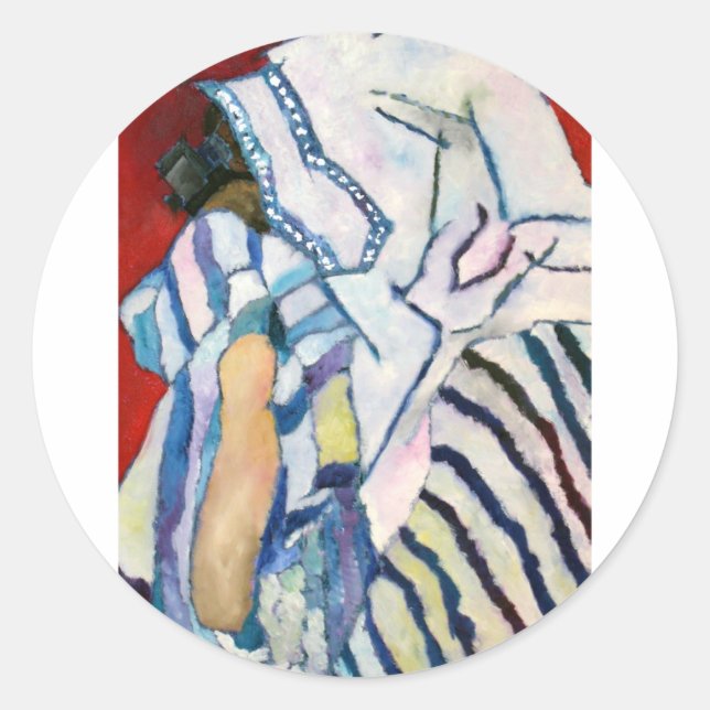 Shema YIsrael Classic Round Sticker (Front)