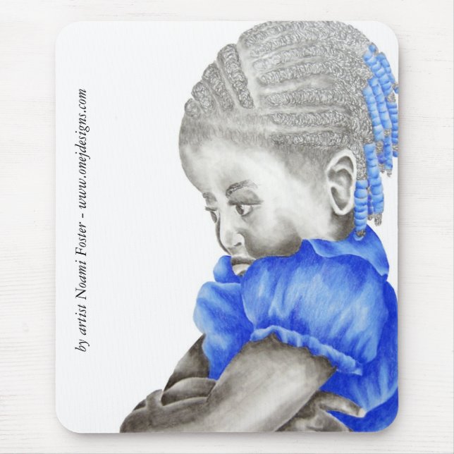 Shemiah Blue Mousepad (Front)