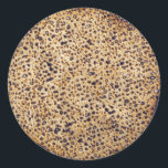 Shemura Matzah Classic Round Sticker<br><div class="desc">The Yehudis L Store has created hundreds of Jewish products and is constantly expanding. Tell your friends and send them our link: http://www.zazzle.com/YehudisL*</div>