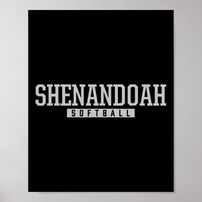 Shenandoah High School Softll  Poster (Front)