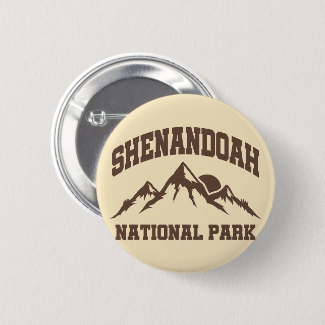 Shenandoah National Park 2 Inch Round Button (Front & Back)