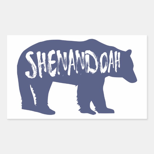 Shenandoah National Park Bear Sticker (Front)