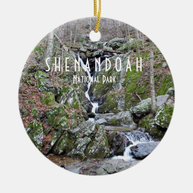 Shenandoah National Park Ceramic Ornament (Front)