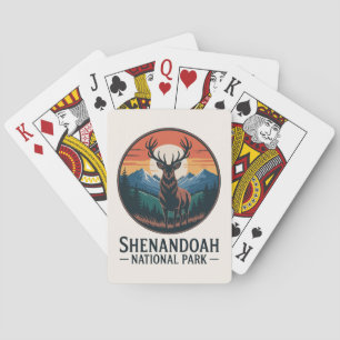 Shenandoah National Park Deer Emblem Playing Cards