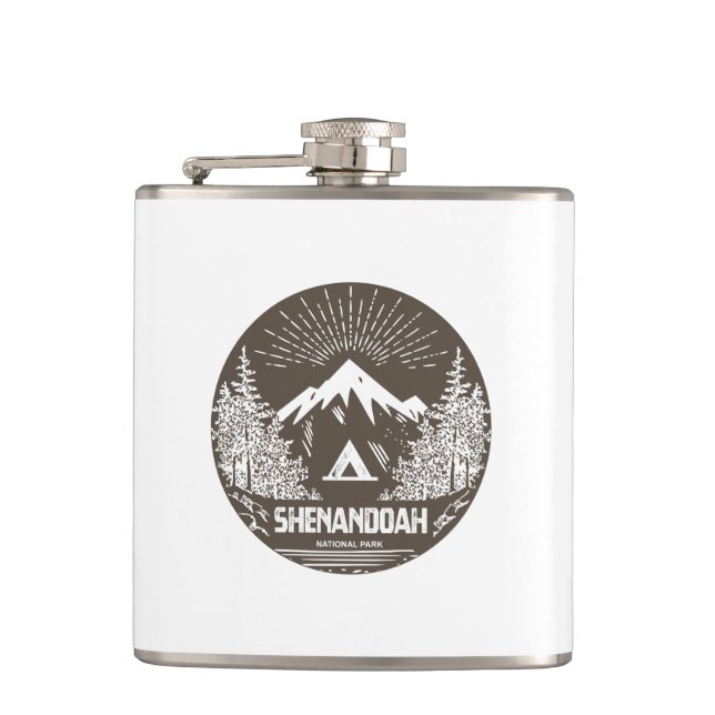 Shenandoah National Park Hip Flask (Front)