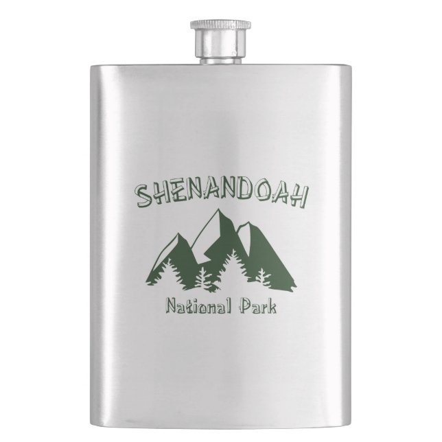 Shenandoah National Park Hip Flask (Front)