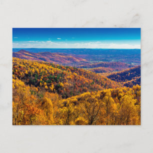 Shenandoah National Park in Fall, Virginia Postcard