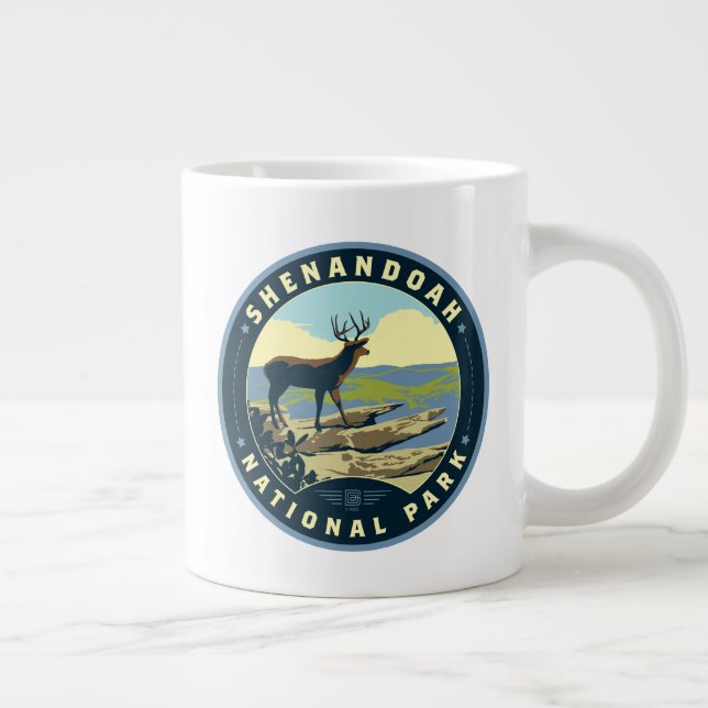 Shenandoah National Park Large Coffee Mug (Right)